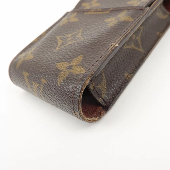 Authentic Louis Vuitton Monogram Etui Cigarette M63024 Used F/S - Picture 9 of 11